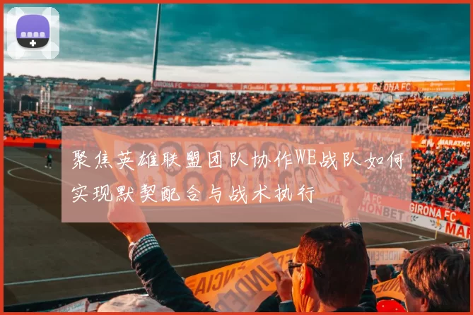 聚焦英雄联盟团队协作WE战队如何实现默契配合与战术执行