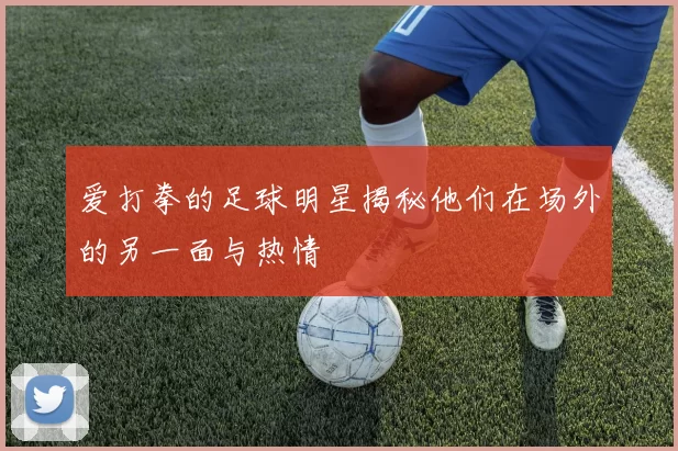 爱打拳的足球明星揭秘他们在场外的另一面与热情